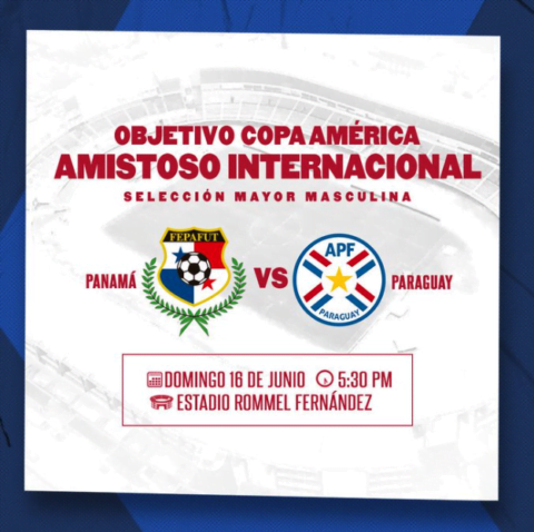 Oficial: Panamá vs Paraguay en el Rommel Fernández Microciclo LPF