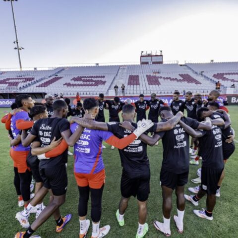 Entrenamiento selección de Panamá