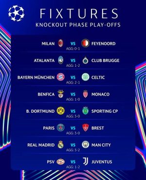 Partidos de vuelta de los play-offs de la UEFA Champions League Champions League Play off