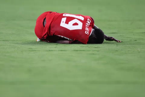 Alphonso Davies (Photo by Elsa/Getty Images)