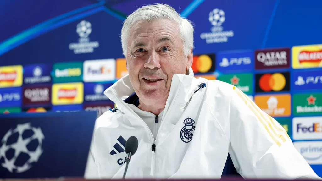 Carlo Ancelotti, entrenador del Real Madrid