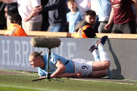 Erling Haaland/Photo by Alex Pantling/Getty Images