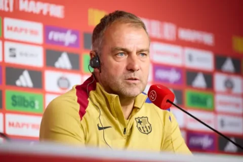 Hansi Flick se olvida del Madrid y está enfocado en la Champions Hansi Flick (Photo by Fran Santiago/Getty Images)