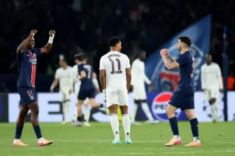 Paris Saint Germaon vs Aston Villa (Photo by Michael Steele/Getty Images)