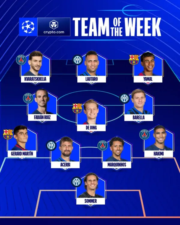 XI ideal de las semifinales de la Champions League