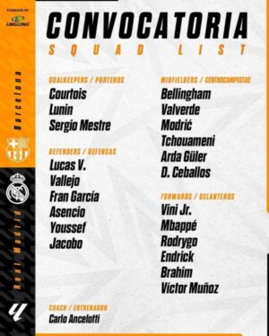 Real Madrid listo para enfrentar al Barcelona en clásico de vida o muerte Real Madrid
