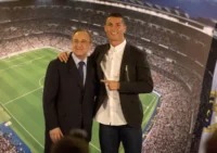 Florentino Pérez y Cristiano Ronaldo (Photo by Denis Doyle/Getty Images)