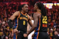 Jalen Williams y Cason Wallace (Photo by Sam Hodde/Getty Images)