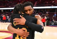 Donovan Mitchell y Darius Garland (Photo by Jason Miller/Getty Images)