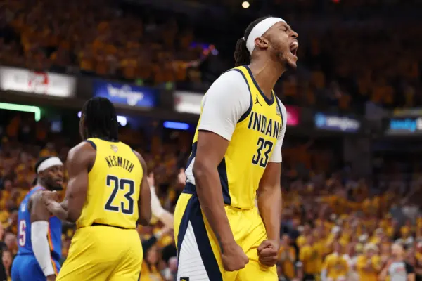 Myles Turner, jugador de Indiana Pacers (Photo by Maddie Meyer/Getty Images)