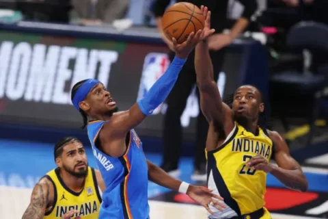 Oklahoma City Thunder vs Indiana Pacers (Photo by William Purnell/Getty Images)