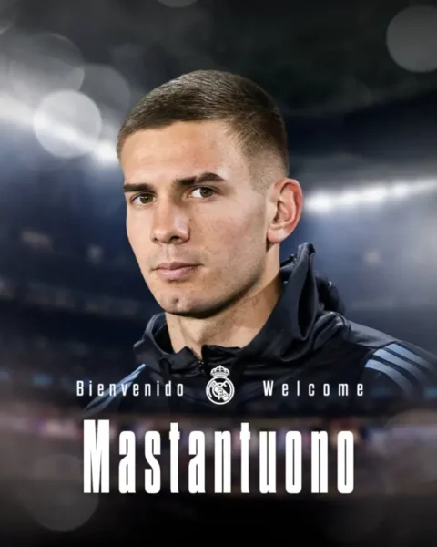 Franco Mastantuono, nuevo jugador del Real Madrid