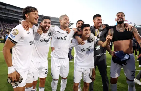 Celebración de jugadores del Botafogo