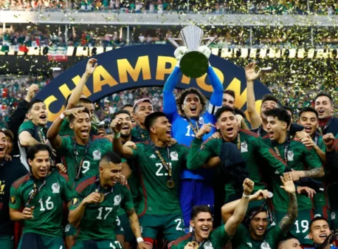 Mexico y Dominicana listos para el partido inagural de la Copa Oro Photo by Ronald Martinez/Getty Images