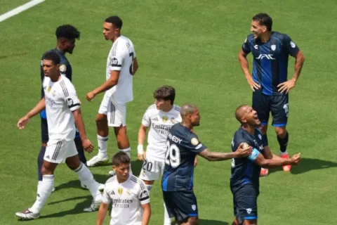 Pachuca vs Real Madrid (Photo by Michael Owens/Getty Images)