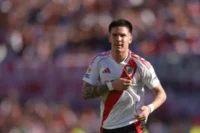 Franco Mastantuono (Photo by Marcelo Endelli/Getty Images)