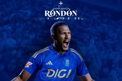 Salomón Rondón, nuevo jugador del Real Oviedo