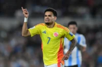 Luis Díaz (Photo by Marcelo Endelli/Getty Images)