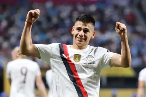 Claudio Echeverri (Photo by Alex Grimm/Getty Images)