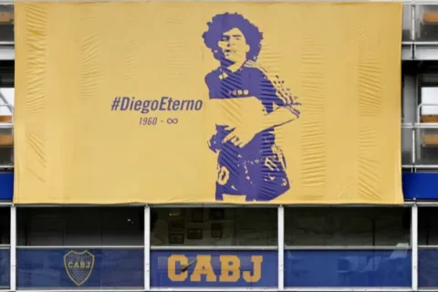 30 de septiembre de 1995: El día que Maradona volvió a Boca Photo by Alejandro Pagni - Pool/Getty Images